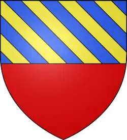 Das in der Schlacht bei Bouvines (1214) geführte Wappen.