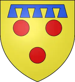 Das Wappen der Linie Courtenay-Champignelles