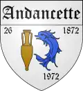 Wappen von Andancette, Frankreich