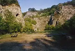 Kaisersteinbruch, Eingang in die Kulturlandschaft Blauer&nbsp;Bruch