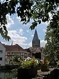 Blick über den großen Teich zum Dom