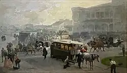 Am Bergisch-Märkischen Bahnhof in Düsseldorf (1886), Stadtmuseum Landeshauptstadt Düsseldorf[8]