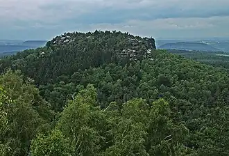 Gohrisch vom Papststein aus gesehen