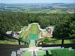 Blick von den Kottmarschanzen in Richtung Norden