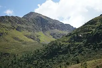 Der Kärlskopf vom Staller Sattel mit dem Nordwestgrat