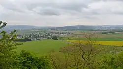 Blick von der Westseite auf den Stadtteil Bombogen