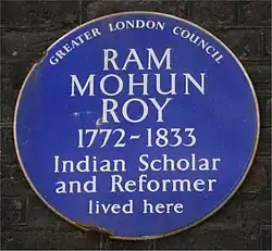 Ram Mohan Roy.