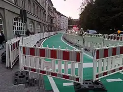 Umsetzung Radentscheid in der Blumenstraße 2024