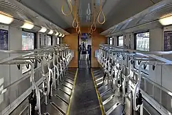 Fahrradabteil in einem Bmpvz-l