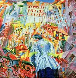 Umberto Boccioni, La strada entra nella casa