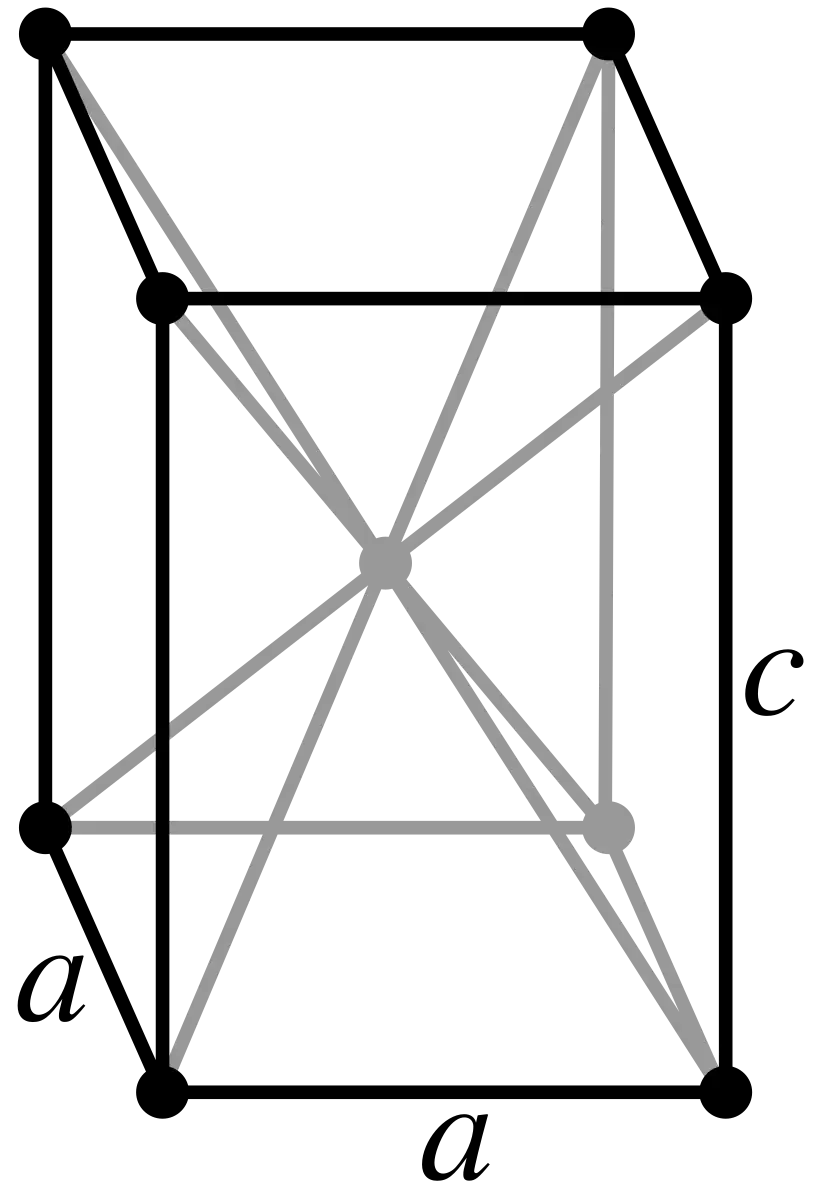 Tetragonal innenzentriertes Gitter: tI