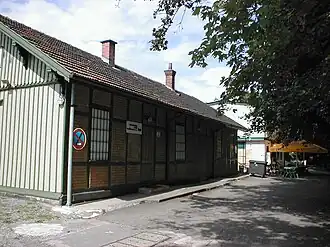 Früheres Empfangsgebäude