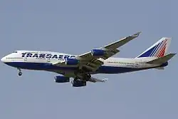 Boeing 747-400 der Transaero Airlines