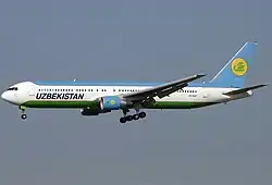 Boeing 767-300ER der Uzbekistan Airways