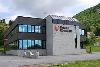 Gemeindeamt von Evenes in Bogen