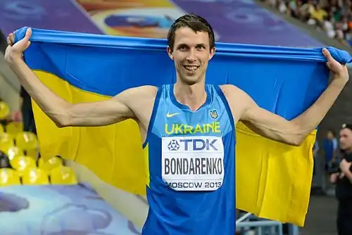Titelverteidiger Bohdan&nbsp;Bondarenko gewann wie Zhang die&nbsp;Silbermedaille