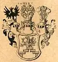 Wappen der Grafen von Bohlen 1745 nach Siebmacher 1857