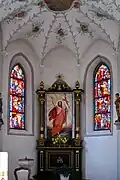 Chor, Altar und Fenster