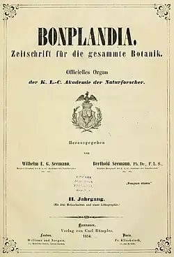 Titelseite des 2. Jahrgangs (1854)