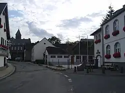 Ortsdurchfahrt im Zentrum