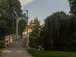 Zugbrücke bei der Burg. Bloemersstraat