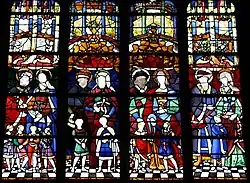 Die Stifter (klein) und ihre Namenspatrone