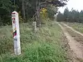 Grenzstein bei Krastinieki 56.42211522.190677 Oktober&nbsp;2011