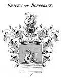 Wappen der „Grafen von Borggrave“ bei Tyroff