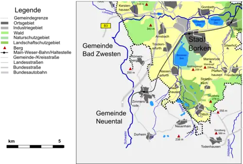 Seenlandschaft des Borkener Braunkohlereviers