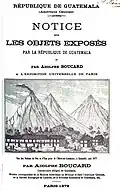 Beitrag zur Weltausstellung 1878 in Paris für Guatemala