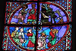 Petrus und Paulus mit dem Magier Simon