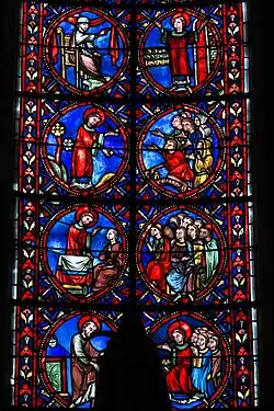 Szenen aus dem Leben des heiligen Stephanus, im 19.&nbsp;Jahrhundert erneuert