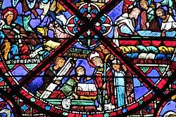 Auffindung der Gebeine des heiligen Stephanus durch Lukianos unter Anwesenheit des Bischofs Johannes