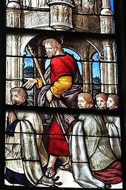 Chorherren mit dem Apostel Jakobus