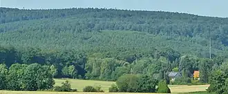 Blick aus der Wennigser Mark zwischen den Ortschaften Wennigsen und Wennigser Mark südwestwärts zum Bröhn