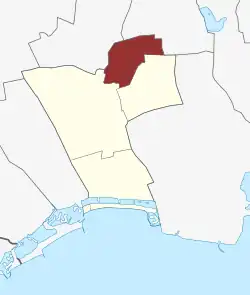 Lage des Nygårds Sogn in der Brøndby Kommune