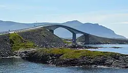 Drehort Storseisund-Brücke in Norwegen