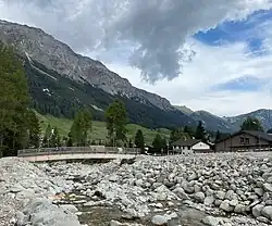 Neue Brücke im Sommer 2021