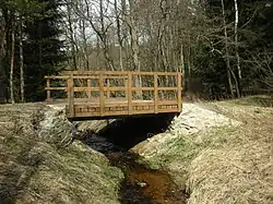 Erste Brücke über die Weiße Elster