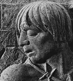 An der Hasebrücke in Haselünne wurden 1954 vier Reliefs angebracht