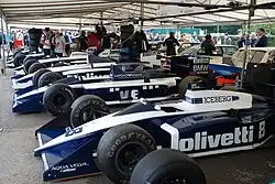 Brabham BT55 (2. von vorne)