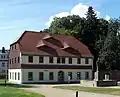 Brand-Erbisdorf: Huthaus der Alten Mordgrube (erbaut um 1820) auf der Mendenschachthalde