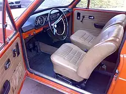 Volkswagen Brasília, Innenraum