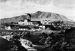 Die Brauerei Hürlimann in Zürich um 1876