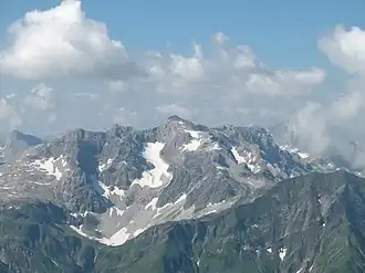 Braunarlspitze von Nordosten