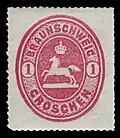 Die letzten Briefmarken zu 1 Groschen von 1865