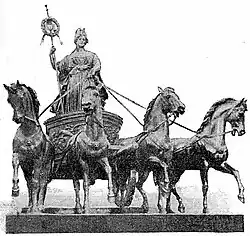 Quadriga mit „Brunonia“ in Braunschweig