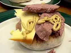 Braunschweiger, streichfähige Leberwurst in Cleveland (Ohio), Vereinigte Staaten