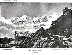 Breslauer Hütte um 1894