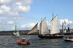 Corentin beim Seefahrtsfestival „Tonnerres de Brest“, 2012